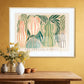 The Potters Market, Colourful Quirky Handrawn Art, Colourful Art, Bright Colourful Art Print, Modern Art Print, Gallery Wall, Boho, Green