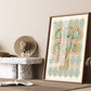 Line Drawing Bouquet | Unframed