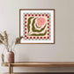 Boho Floral, Quirky Handrawn Art, Jug, Colourful Art, Scandi Art Print, Modern Art Print, Gallery Wall, Boho Art, Bohemian Art print