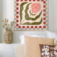 Boho Floral, Quirky Handrawn Art, Jug, Colourful Art, Scandi Art Print, Modern Art Print, Gallery Wall, Boho Art, Bohemian Art print