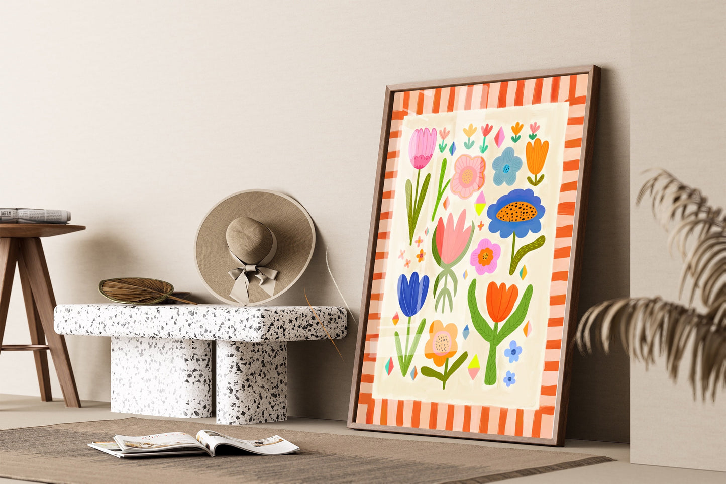 Summer Flower Kids | Unframed