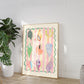 Colourful Shells/ Bathroom Print / Beach Print / Shell Art / Colourful Bathroom/ Maximalist / shell / Wall Art / shells / Summer Print /