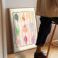 Colourful Shells/ Bathroom Print / Beach Print / Shell Art / Colourful Bathroom/ Maximalist / shell / Wall Art / shells / Summer Print /