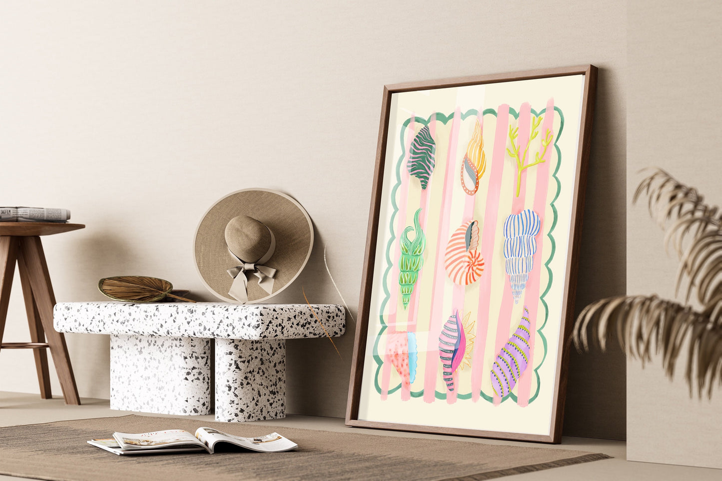 Colourful Shells | Unframed