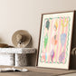 Colourful Shells/ Bathroom Print / Beach Print / Shell Art / Colourful Bathroom/ Maximalist / shell / Wall Art / shells / Summer Print /