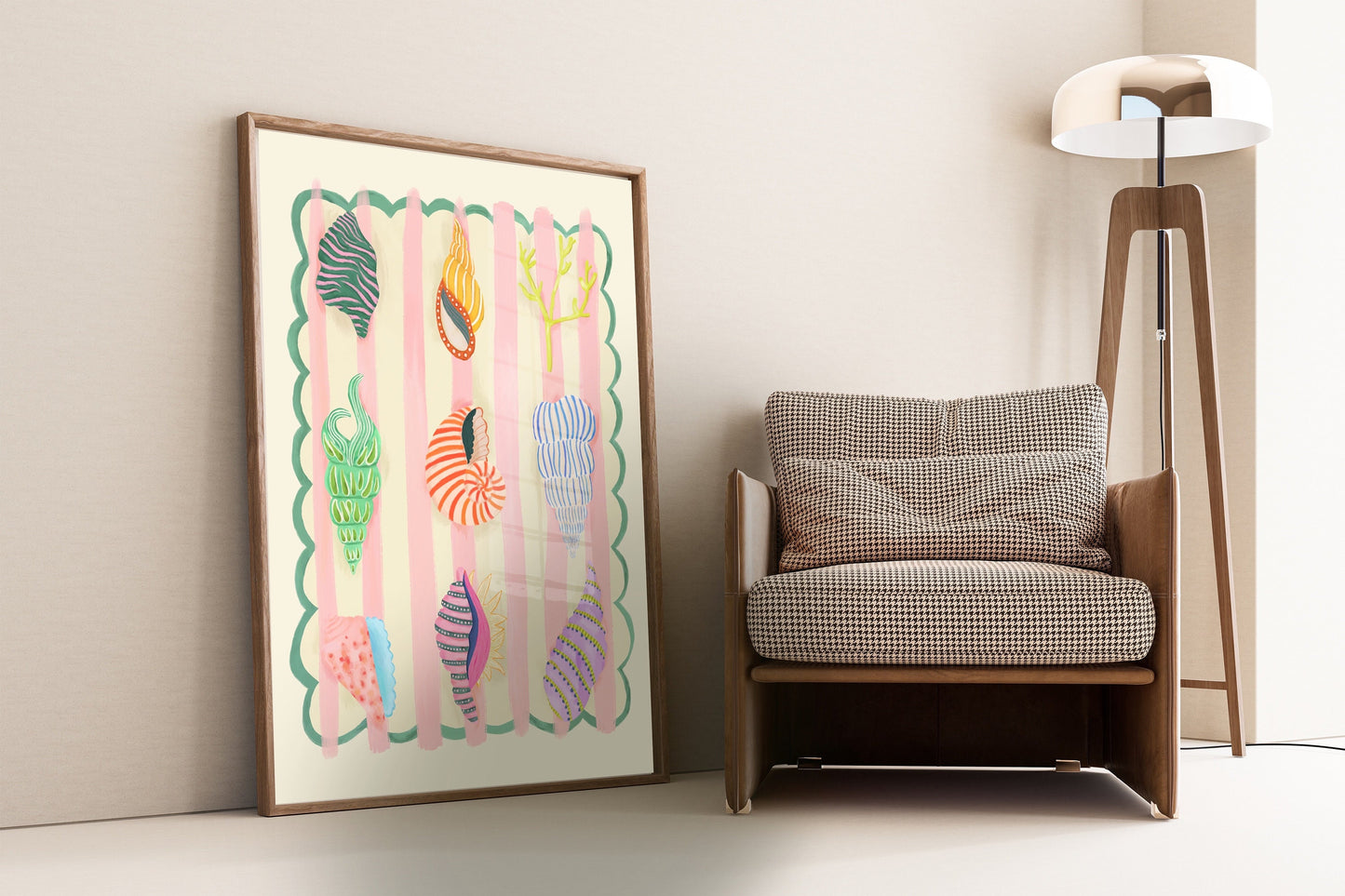 Colourful Shells | Unframed