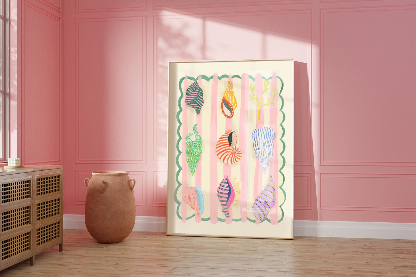 Colourful Shells | Unframed