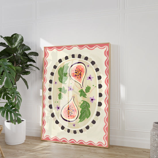 Fig With Border | Unframed