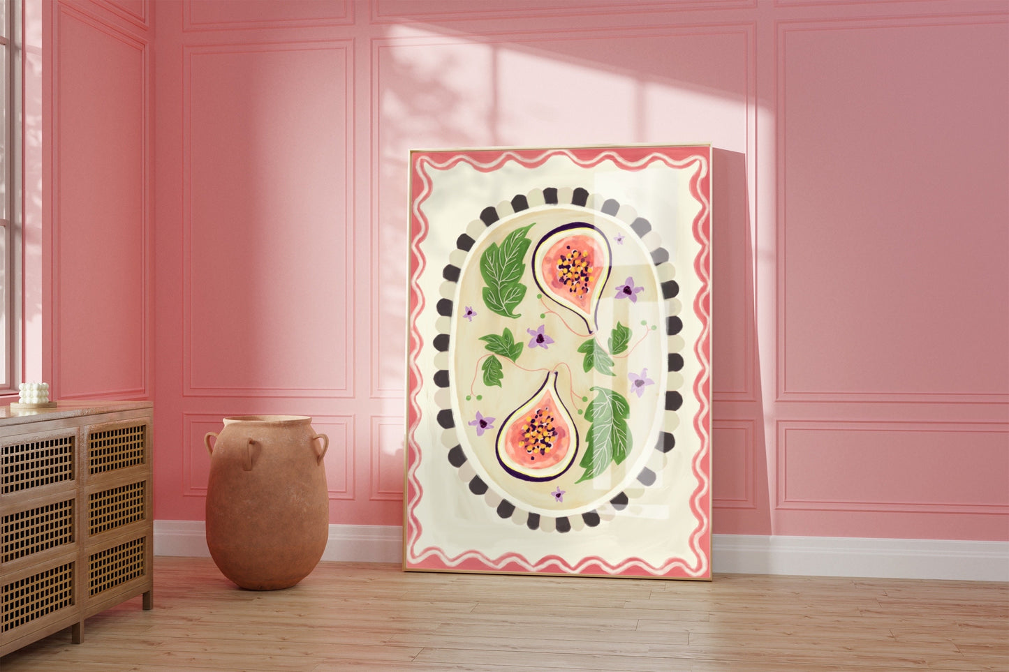 Fig With Border | Unframed