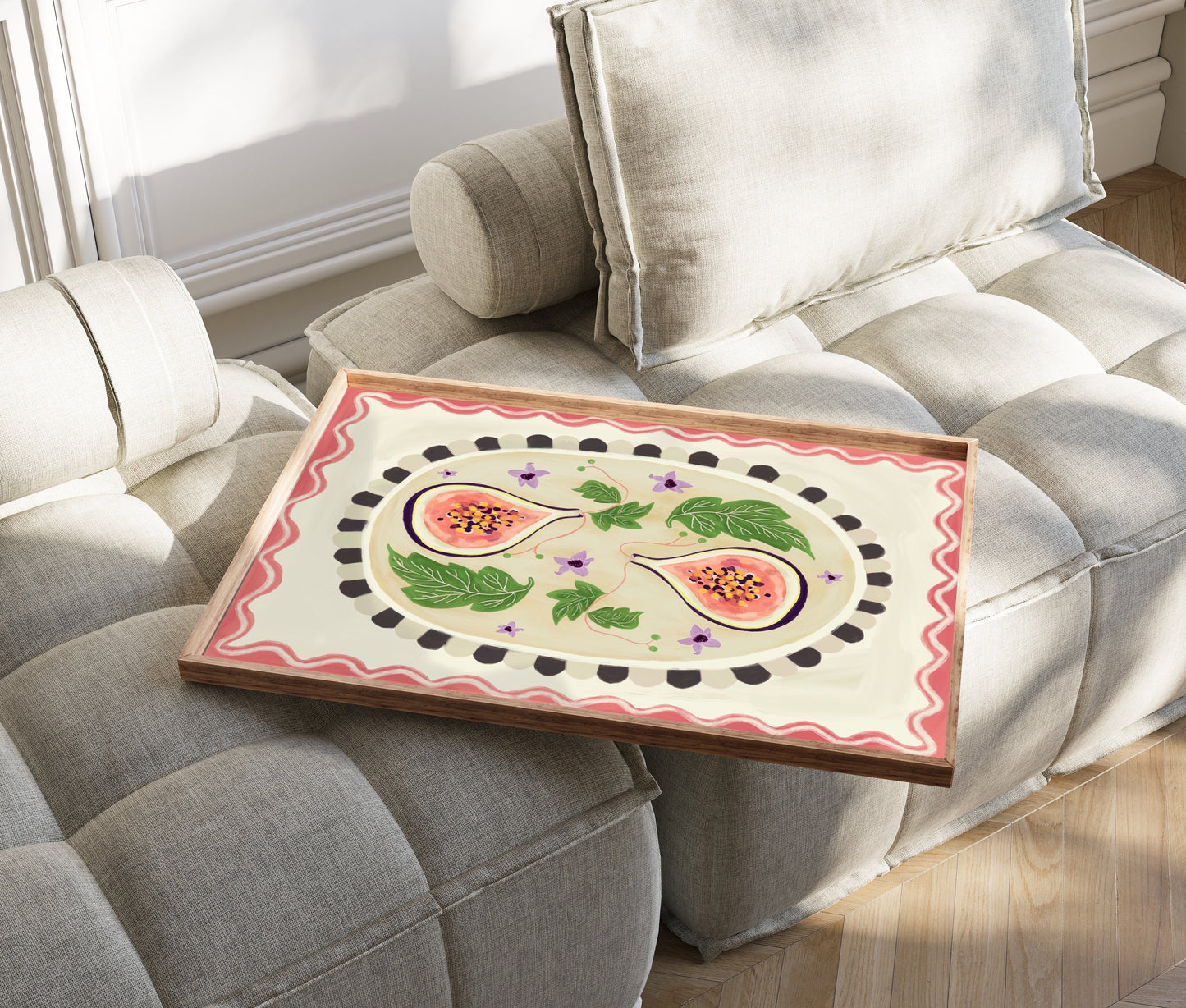 Fig With Border | Unframed