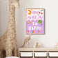 You Make Me Happy, Kids Happy Print, Bright Kids Wall Art, Cute Wall Art Kids Room, Nursery Bright Rainbow Art, Girls Bedroom, Boys Bedroom,