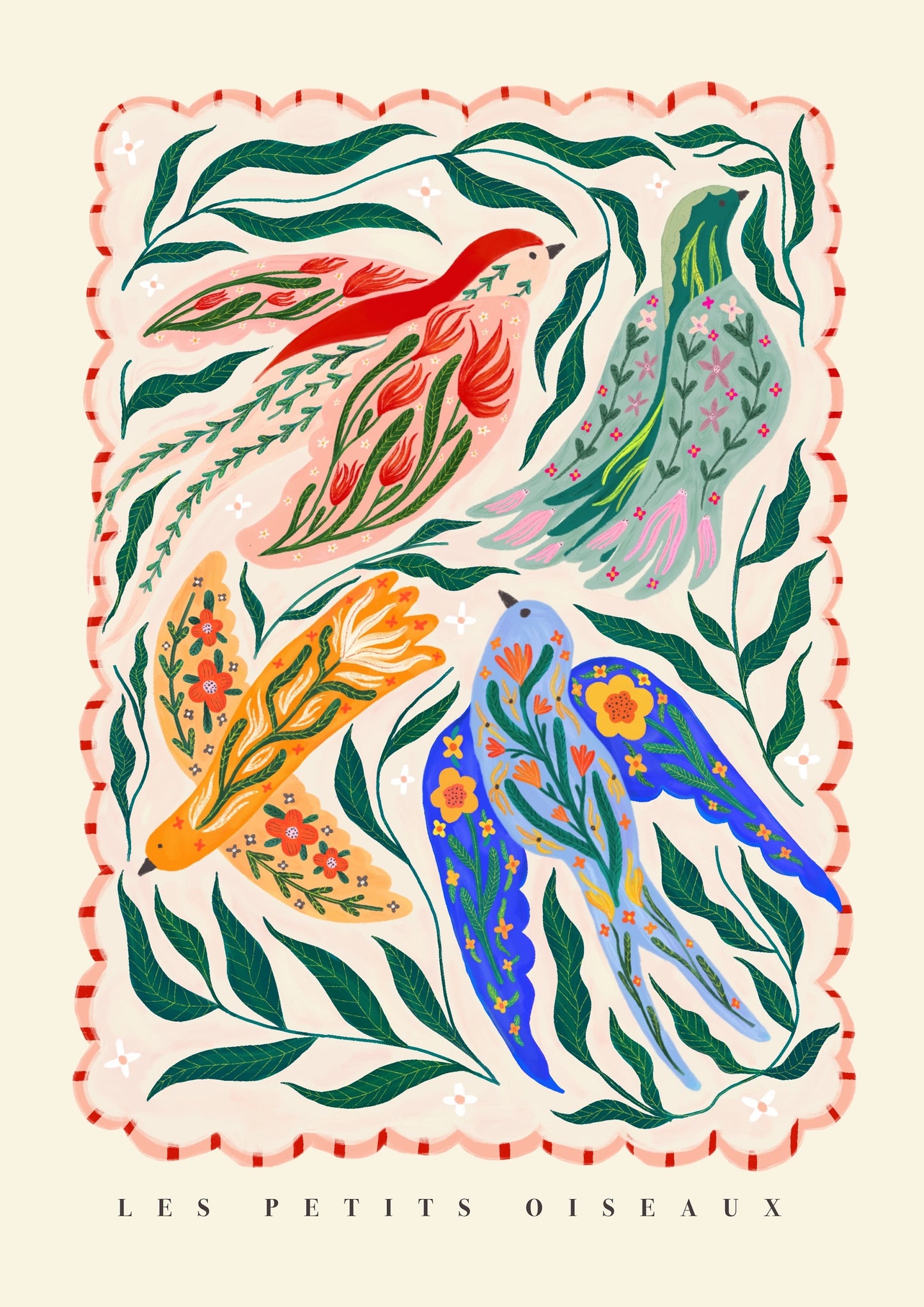 Four Little Birds | Unframed