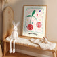 Mon Cherry, Children’s Wall Art, Kids Cute Art, Sweet Nursery Picture, Cute Print, Playroom, Kids Room Art, Banana Art,