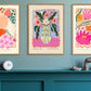 Chose Any Kate Fox Design Print, Print Bundle, Vintage Wall Art, Posters, Colourful Wall Art , Sale, Gallery Wall Deals, Bundle Offer, A1