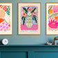 Chose Any Kate Fox Design Print, Print Bundle, Wall Art, Posters, Colourful Wall Art , Sale, Gallery Wall Deals, Bundle Offer, 50 x 70