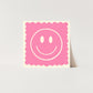 Pink Smiley | Unframed