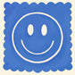 True Blue Smiley, Dopamine Decor, Maximalist, Colourful Wall Art, Smiley Face Wall Art, Wall Art, Art Prints, Colourful Art Prints, Square,