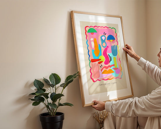 Abstract Face | Unframed