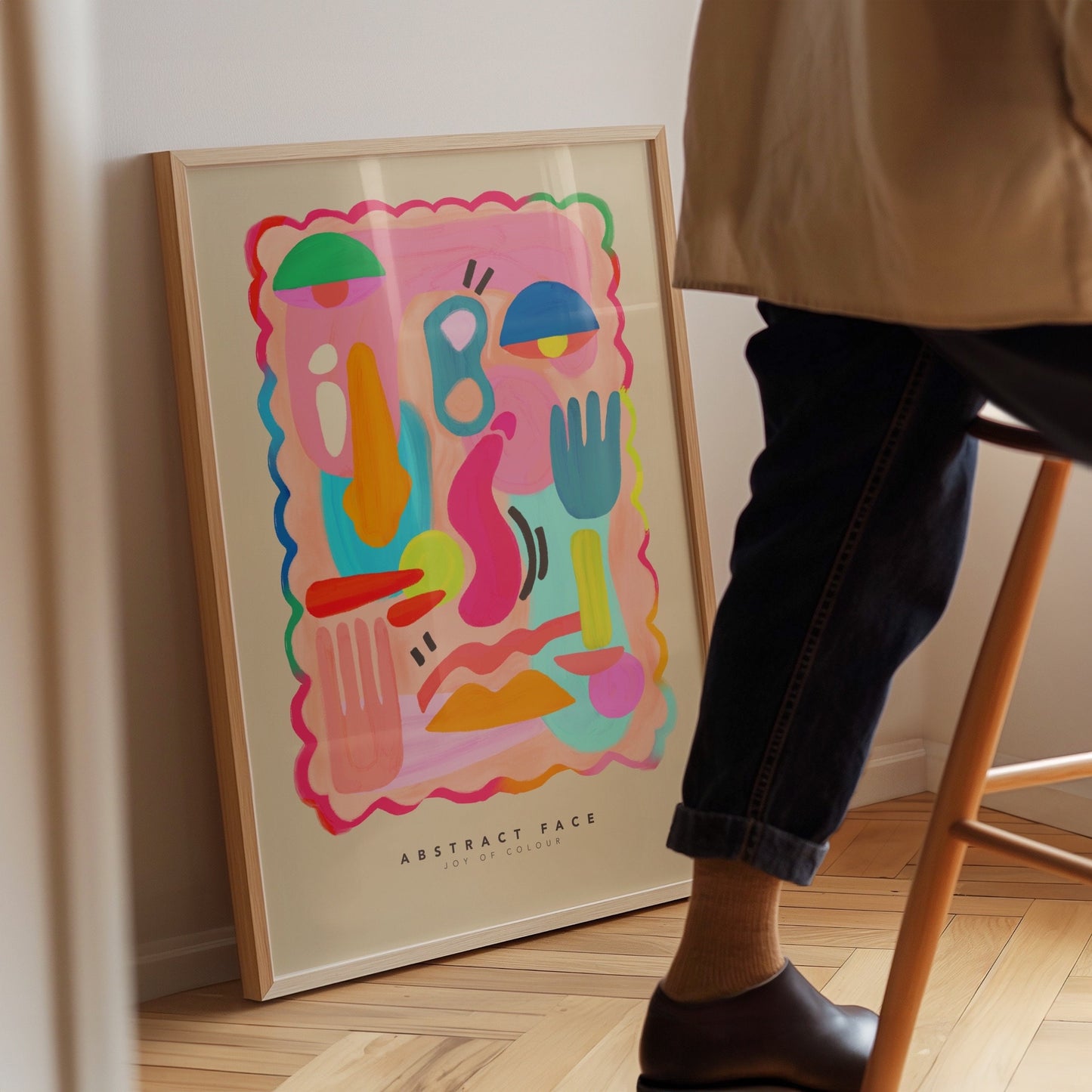 Abstract Face | Unframed