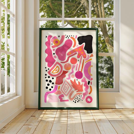 Pink Abstract | Unframed