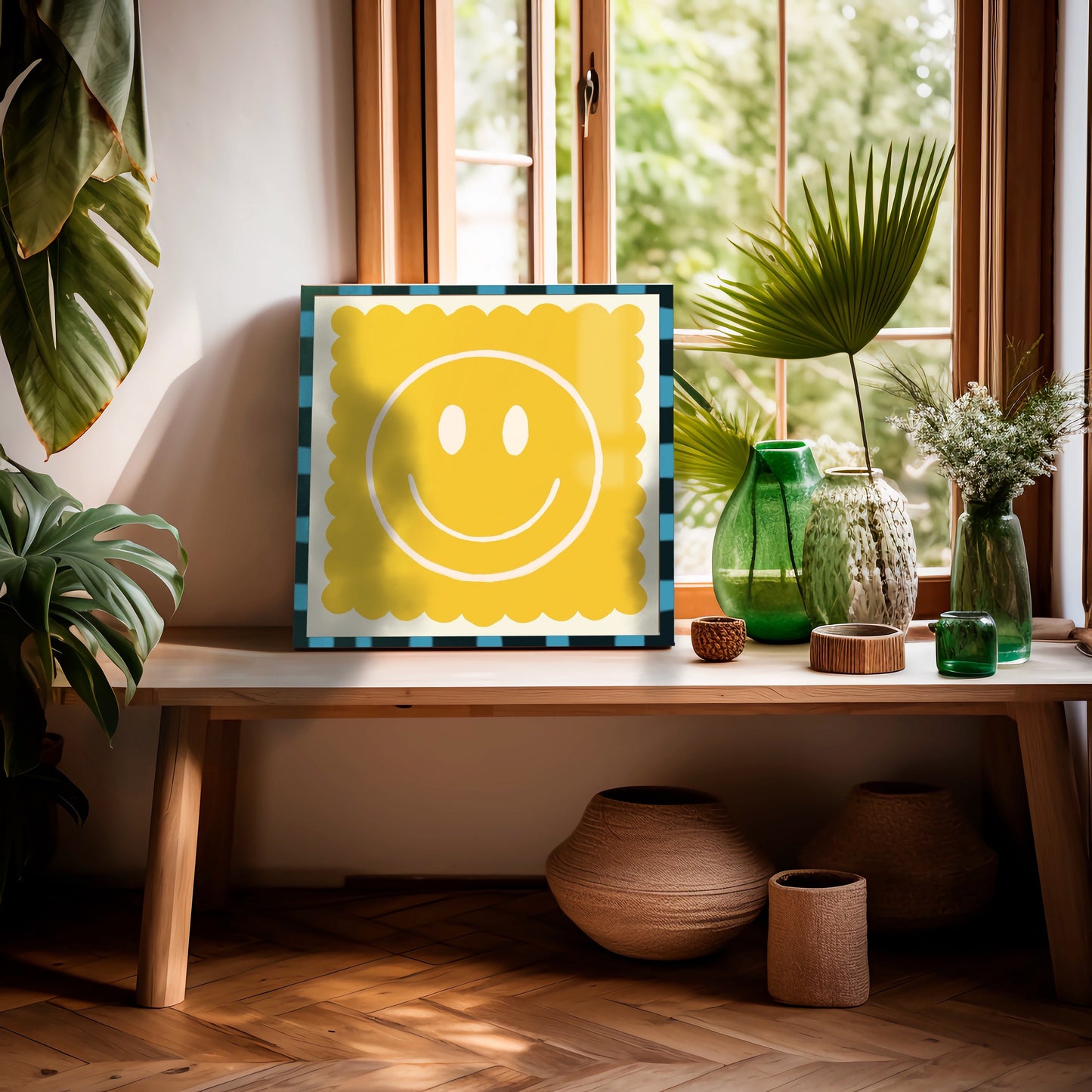 Yellow Smiley | Unframed