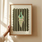 Pink and Green Shell | Unframed