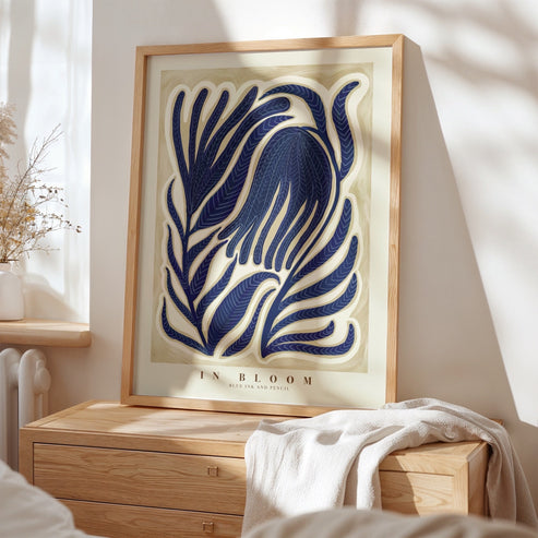 Blue Bloom| Unframed