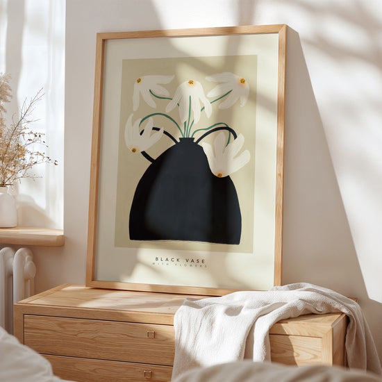 Navy Vase | Unframed