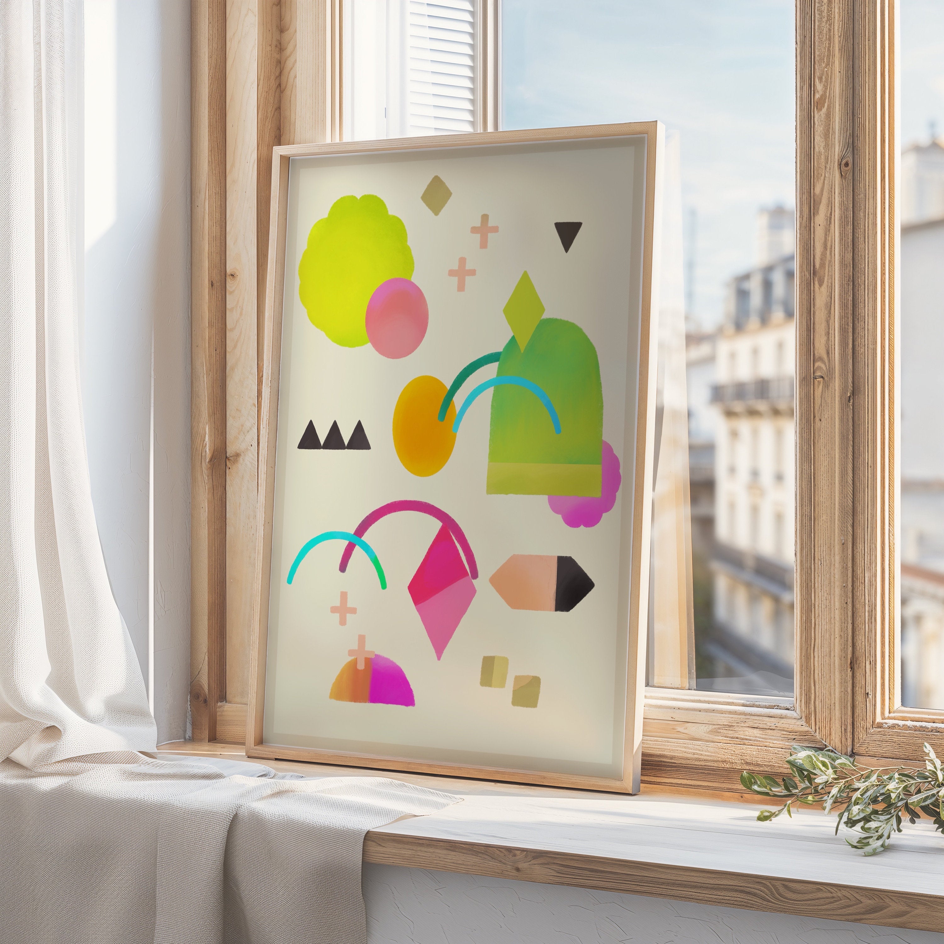 Minimal Abstract | Unframed – Kate Fox Design