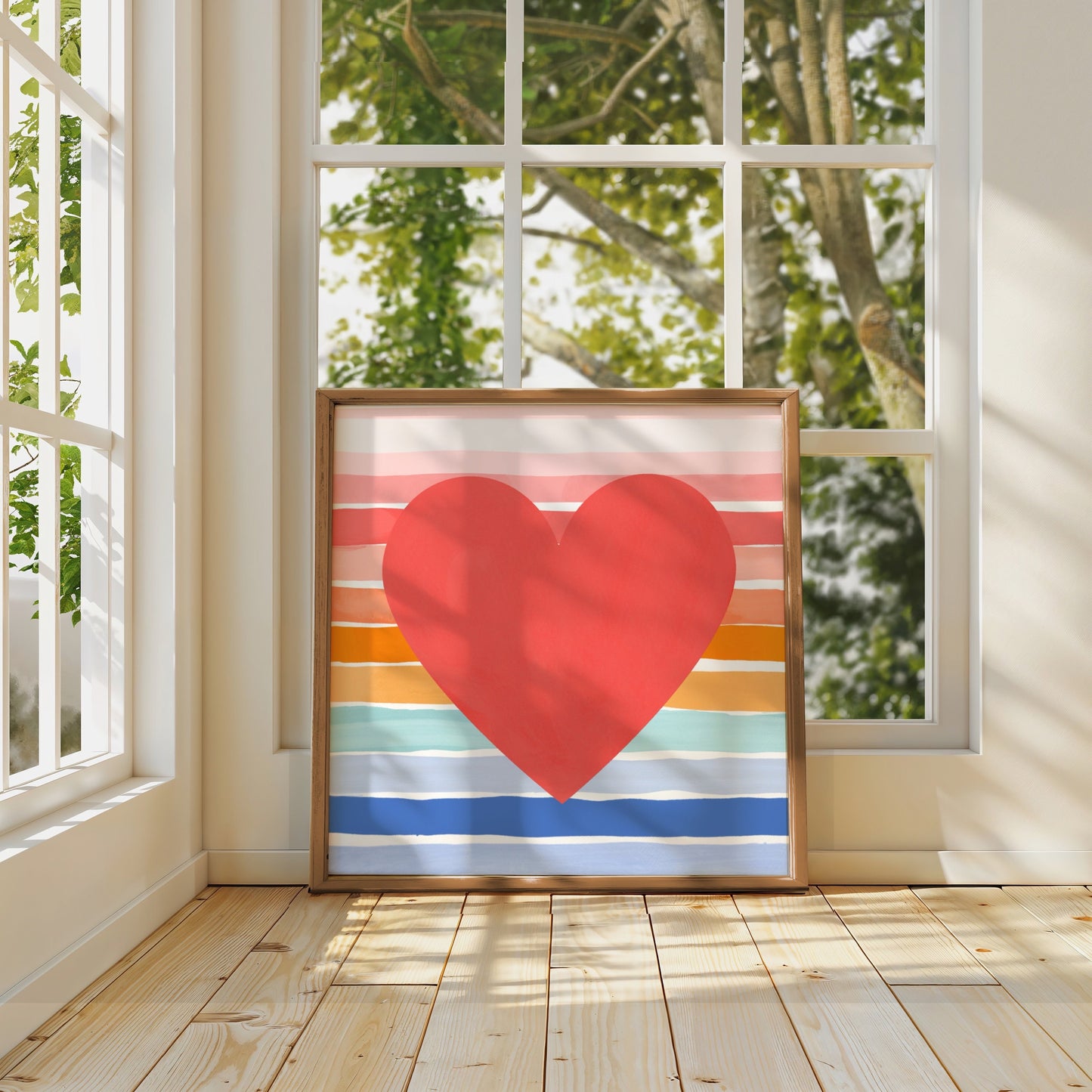 Rainbow Heart | Unframed