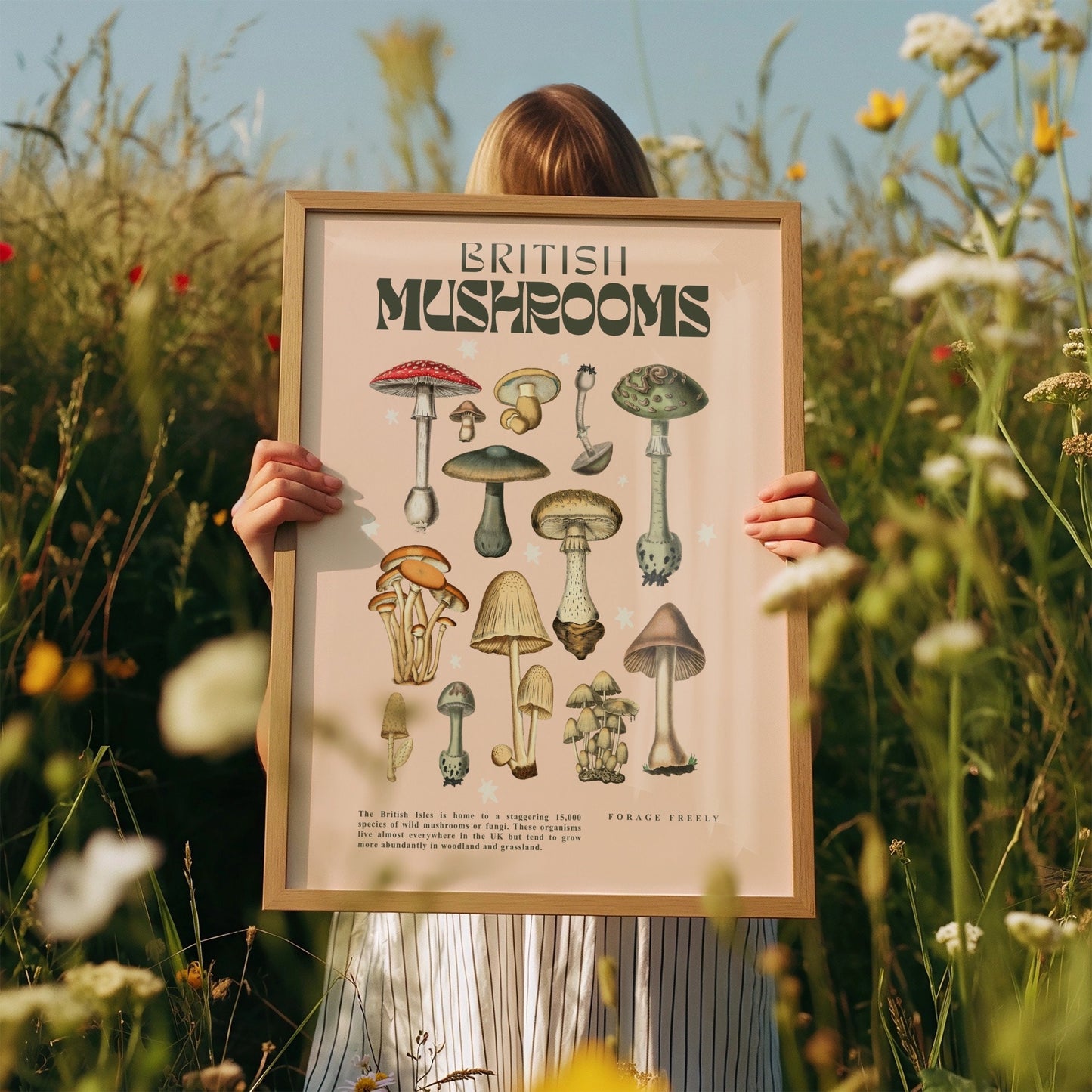 British Mushrooms | Unframed
