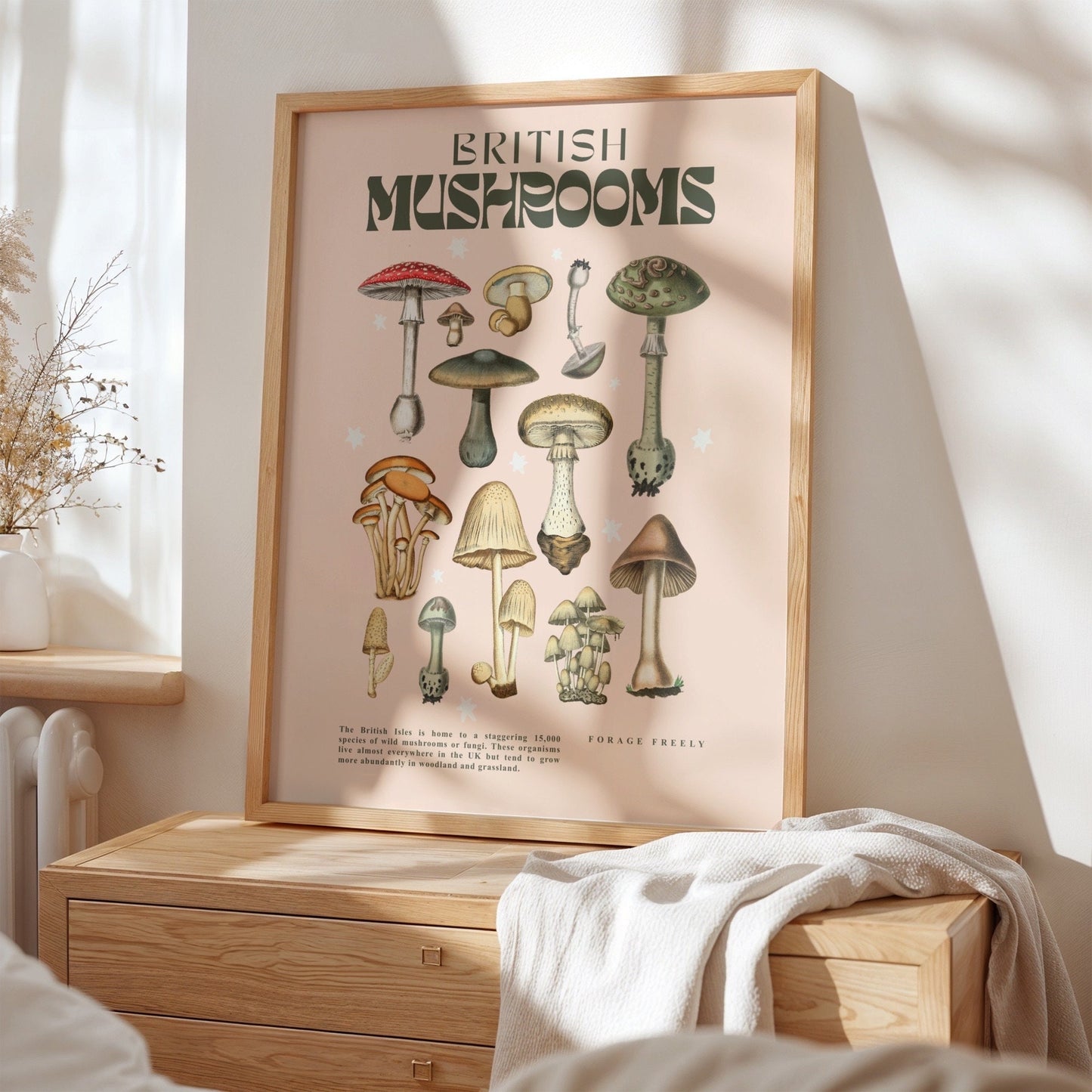 British Mushrooms | Unframed