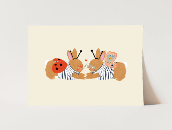 Bunny Twins | Unframed
