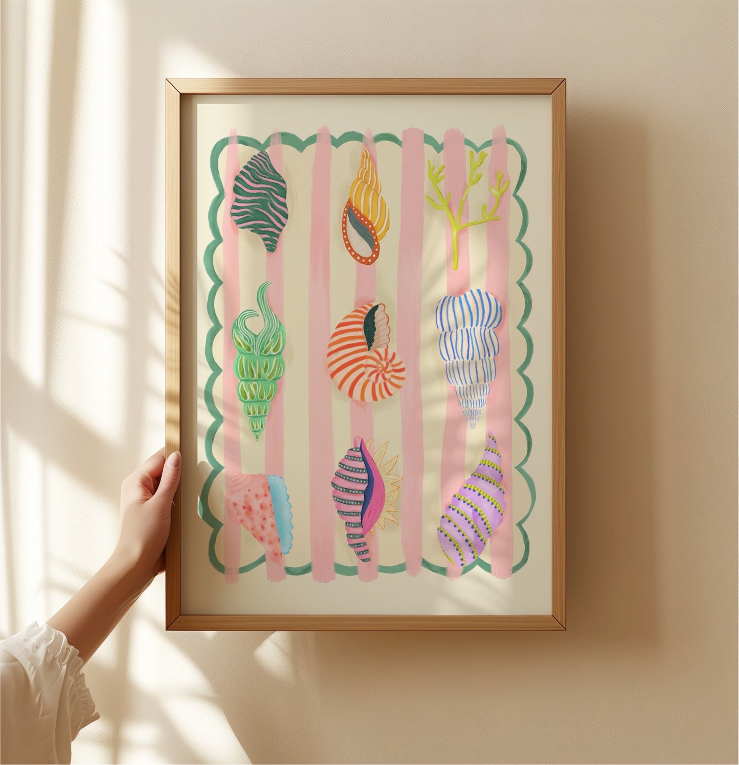 Colourful Shells | Unframed