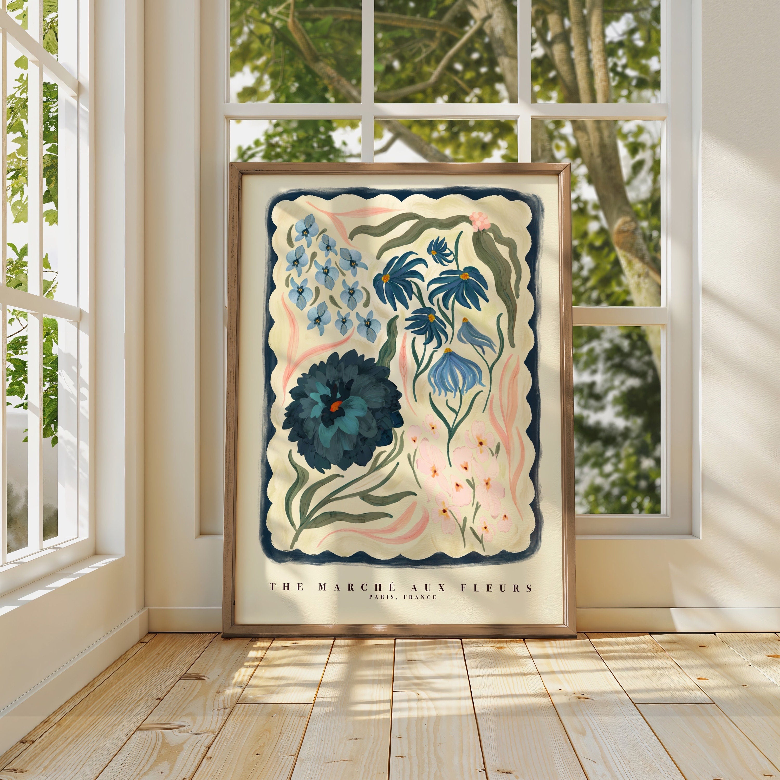 Marché aux Fleurs | Unframed – Kate Fox Design