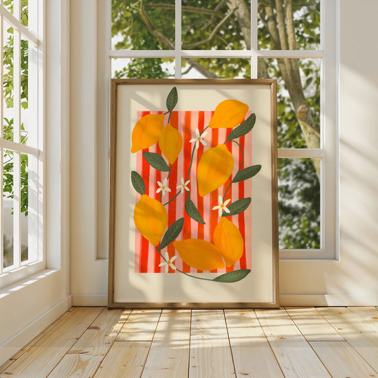 Lemon Fruit Market | Unframed