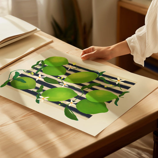 Lime Fruit Market | Unframed