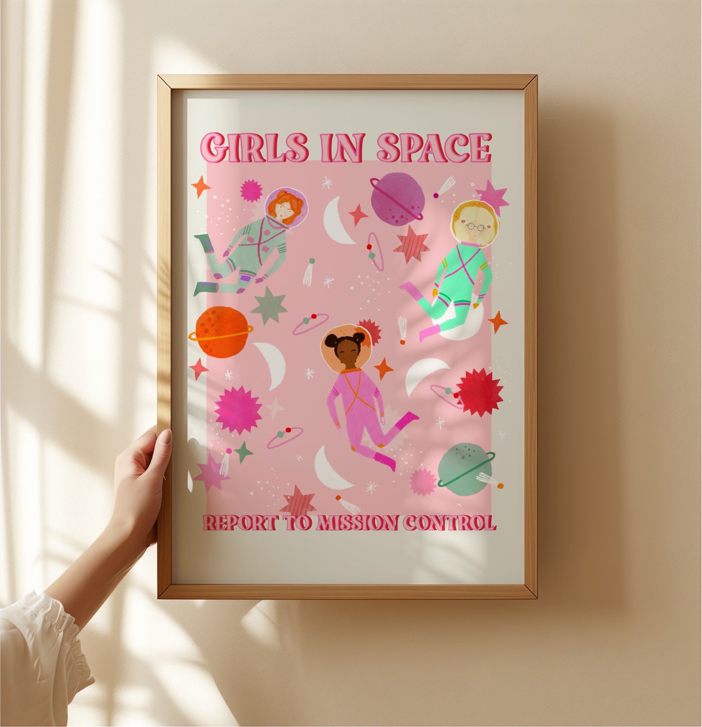 Girls In Space | Unframed