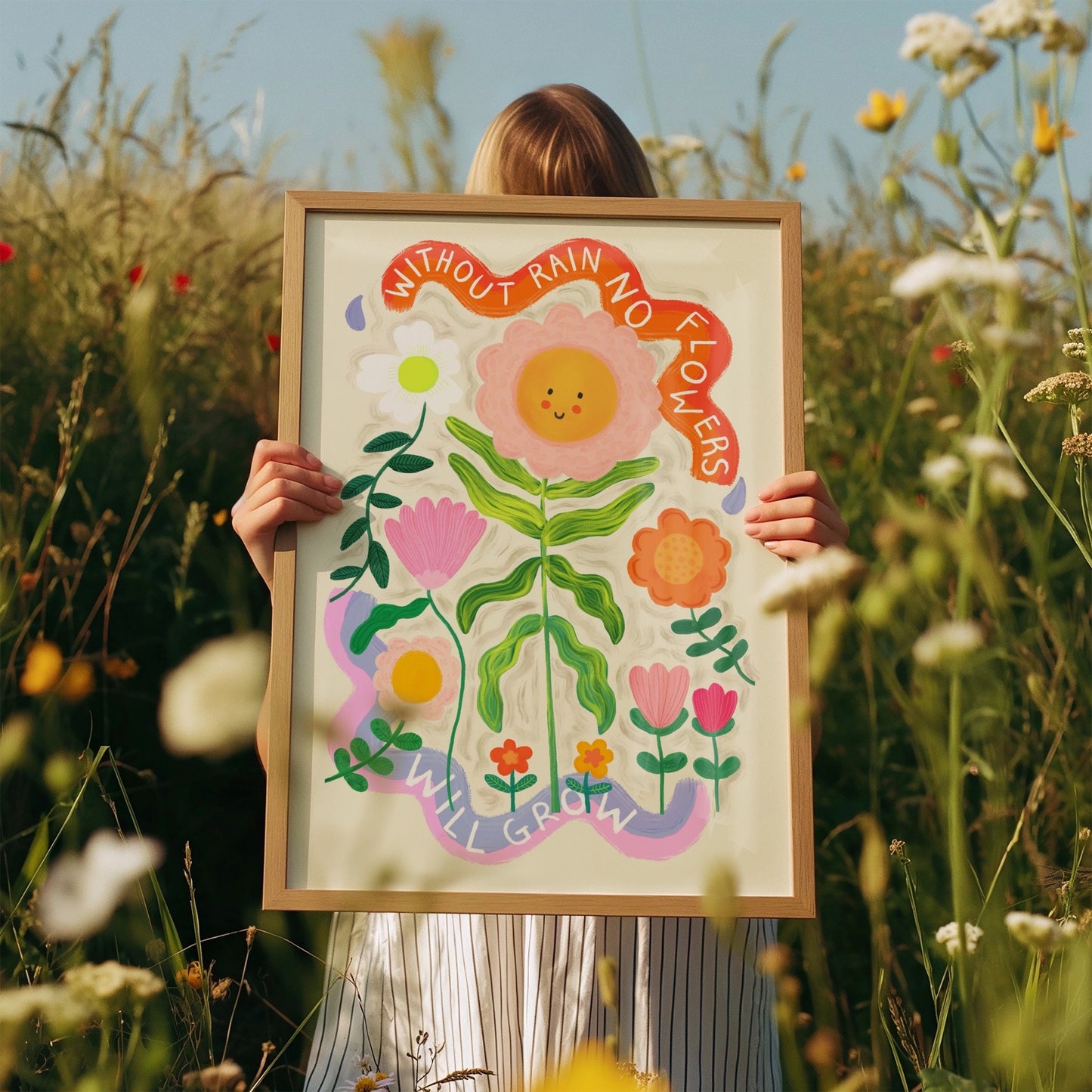 Happy Flower | Unframed