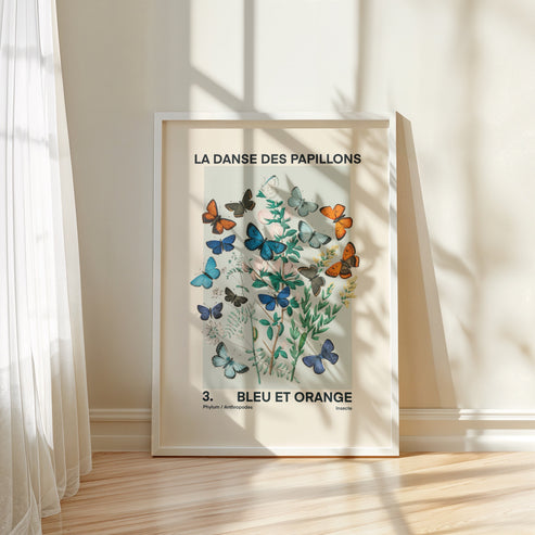 Butterflies in Blue | Unframed