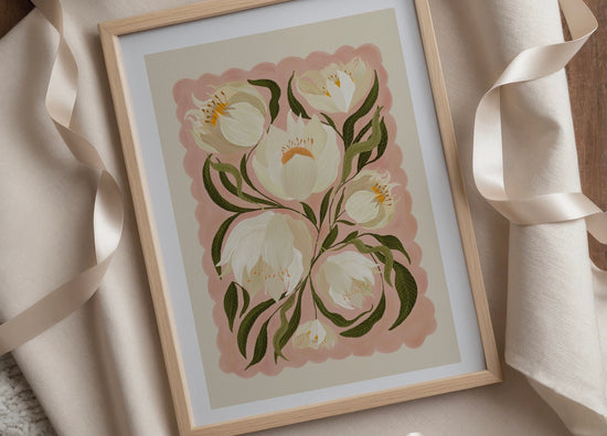 White Peony | More Colours | Unframed