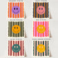 Stripey Smileys, Dopamine Decor, Maximalist, Colourful Wall Art, Smiley Face Wall Art, Wall Art, Art Prints, Colourful Art Prints, Square,