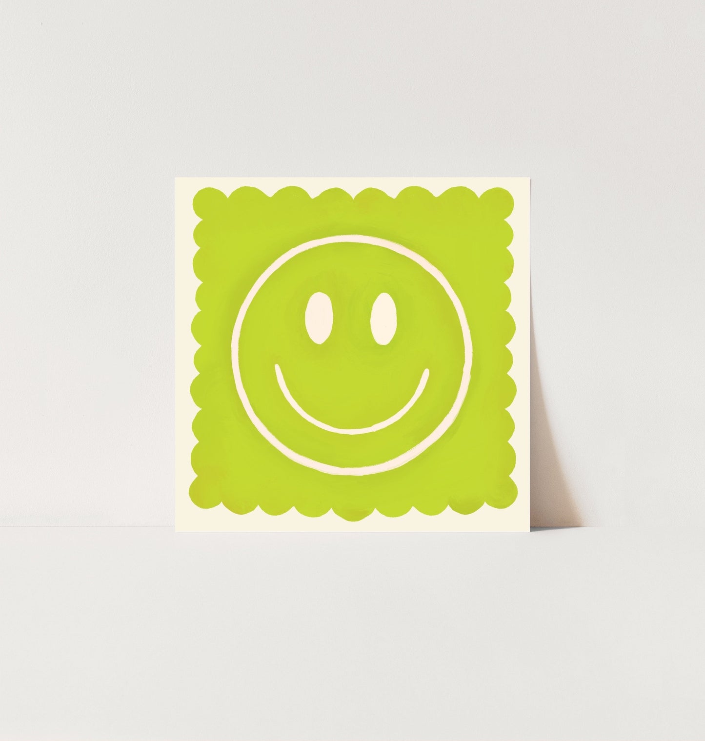 Lime Smiley | Unframed