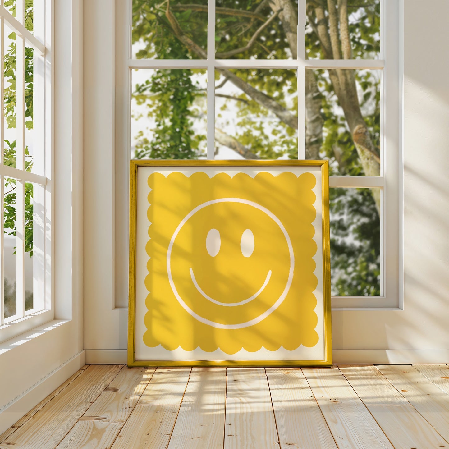 Yellow Smiley | Unframed