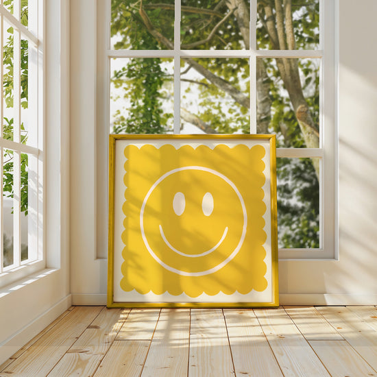 Yellow Smiley | Unframed