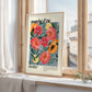 Marché d’été / Peony Print / Fruit Print / Still Life / Summer Print / French Print / Fruit / Wall Art / Tropical Print / Botanical Print /