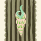 Pink and Green Shell | Unframed