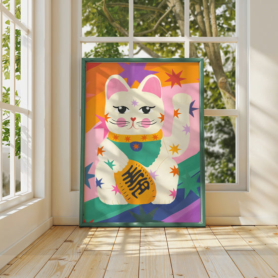 Lucky Cat | Unframed
