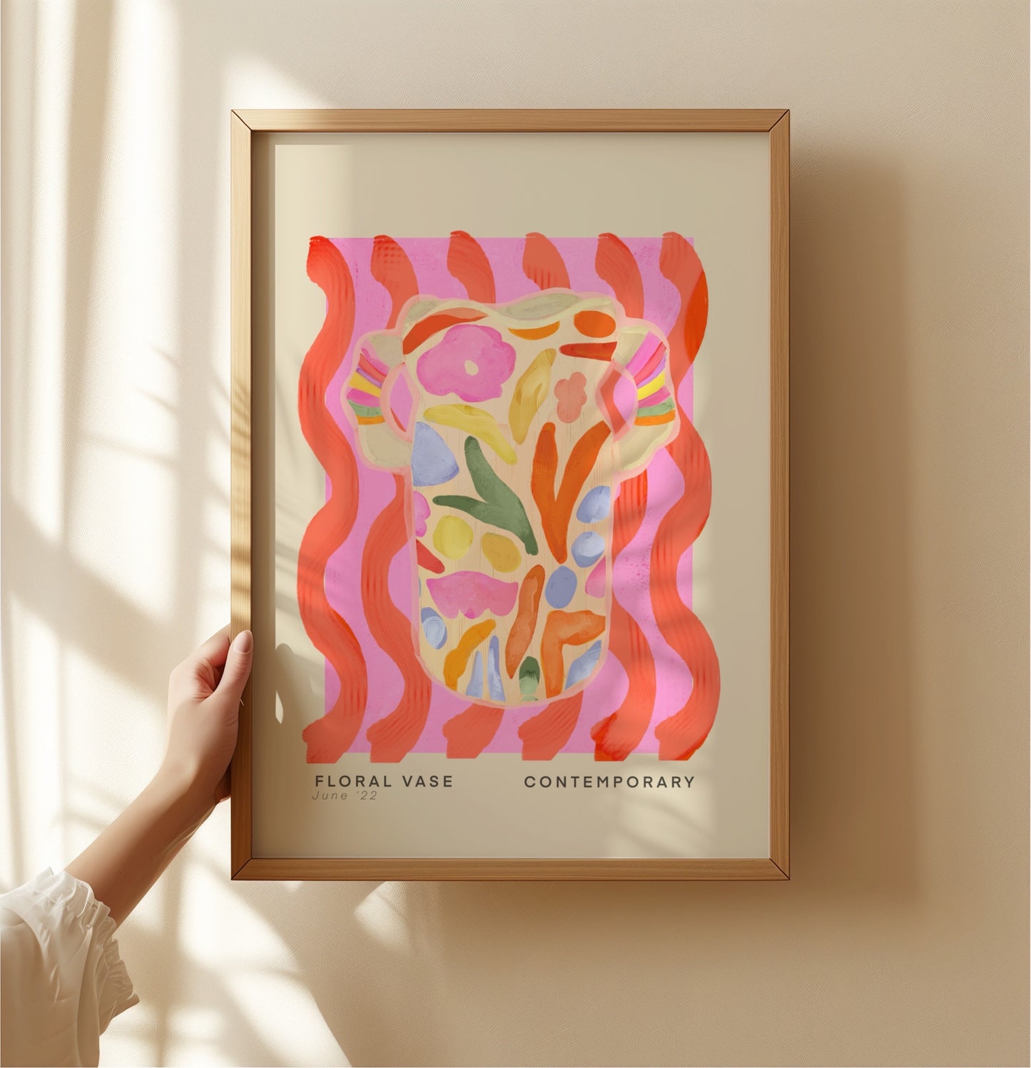Squiggly Vase | Unframed