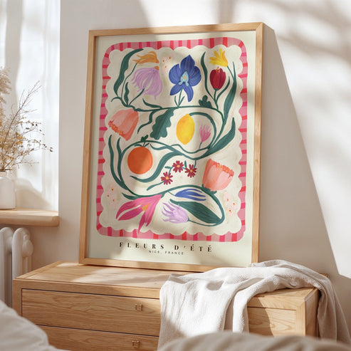 Fleurs D’été | Unframed